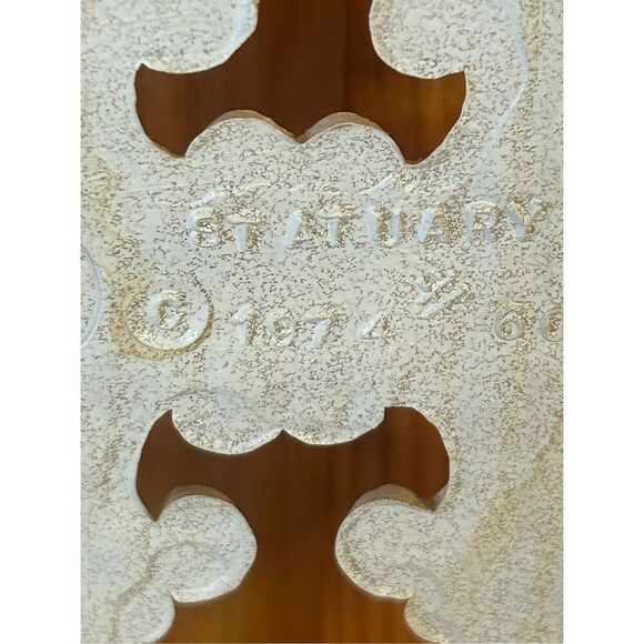 LARGE VINTAGE WHITE RESIN BIRD CAGE WALL HANGING ~ UNIVERSAL STATUARY 1974 - Picture 8 of 13